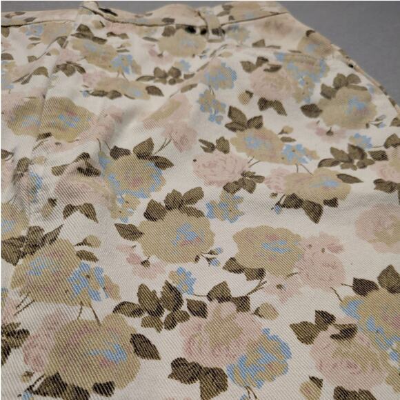 VTG Skoozi Denim Skirt Womens 6 Floral 90s Western Cowgirl Y2K Retro Preppy boho - Picture 4 of 12